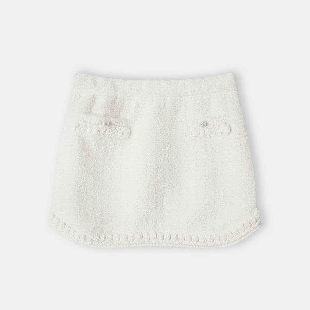 Grace White Tweed Set