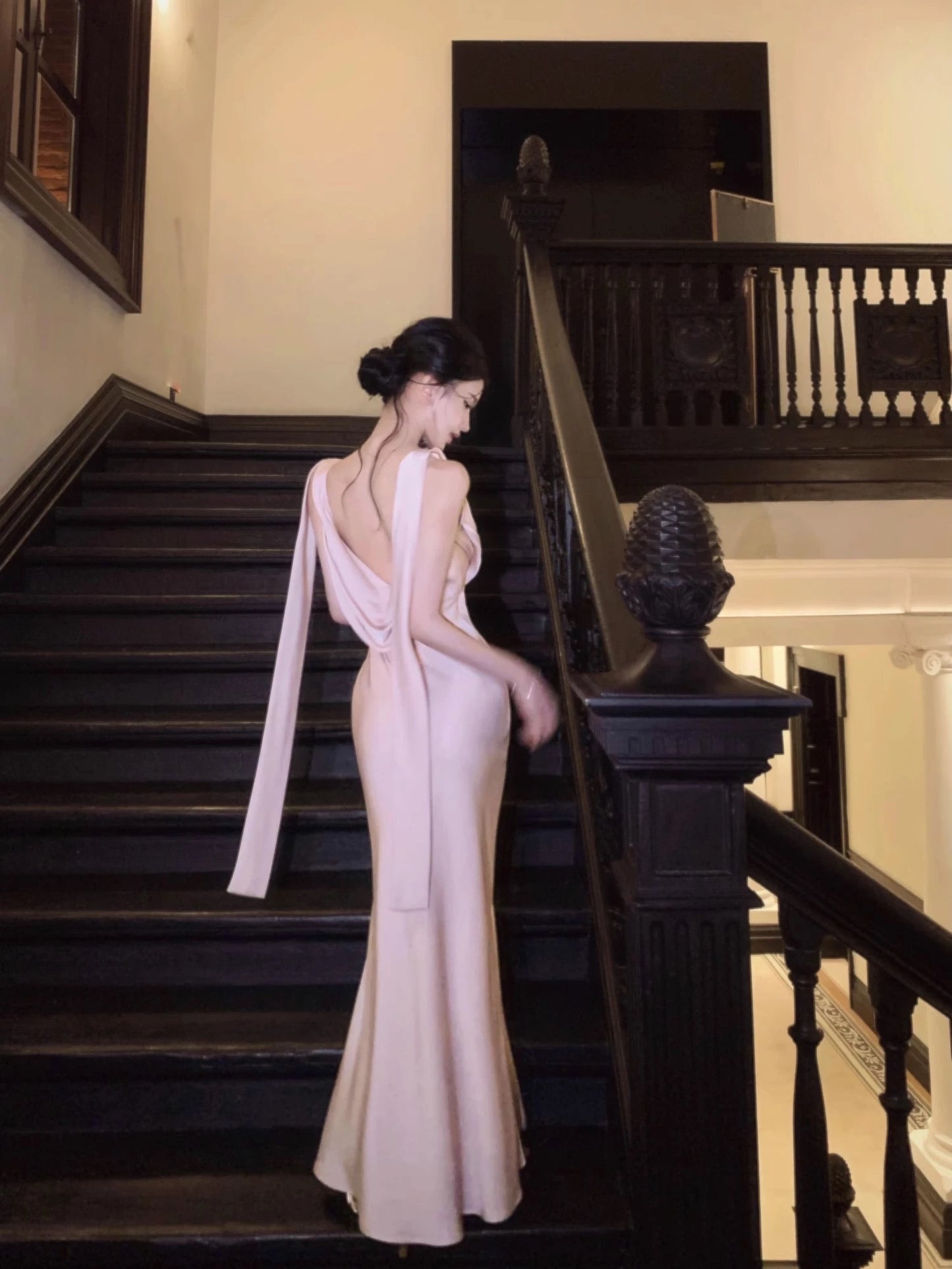 Baby Veil Ribbon Dress