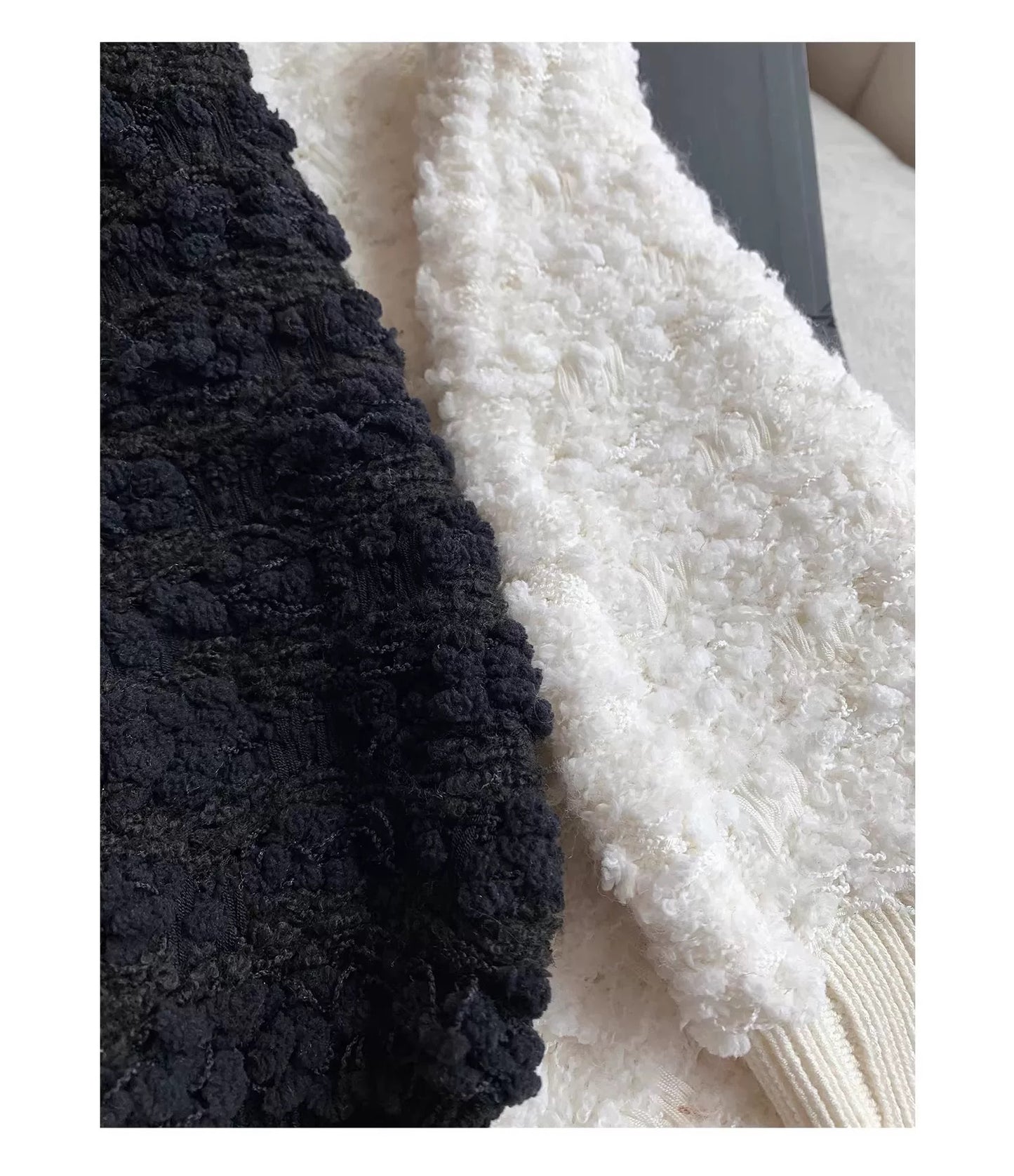 Luxe Bouclé Zip Set