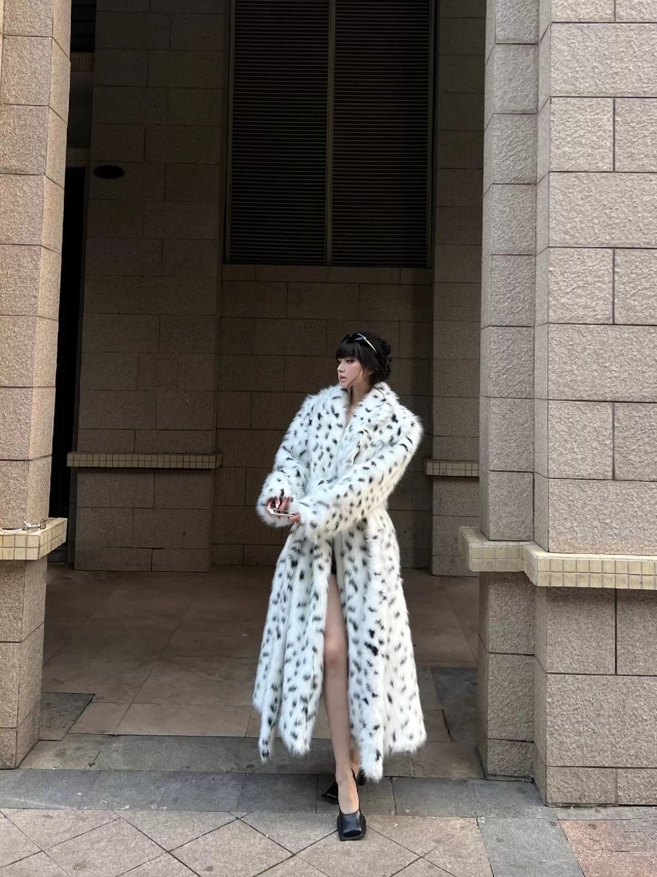 Dalmatian Amour Fur coat
