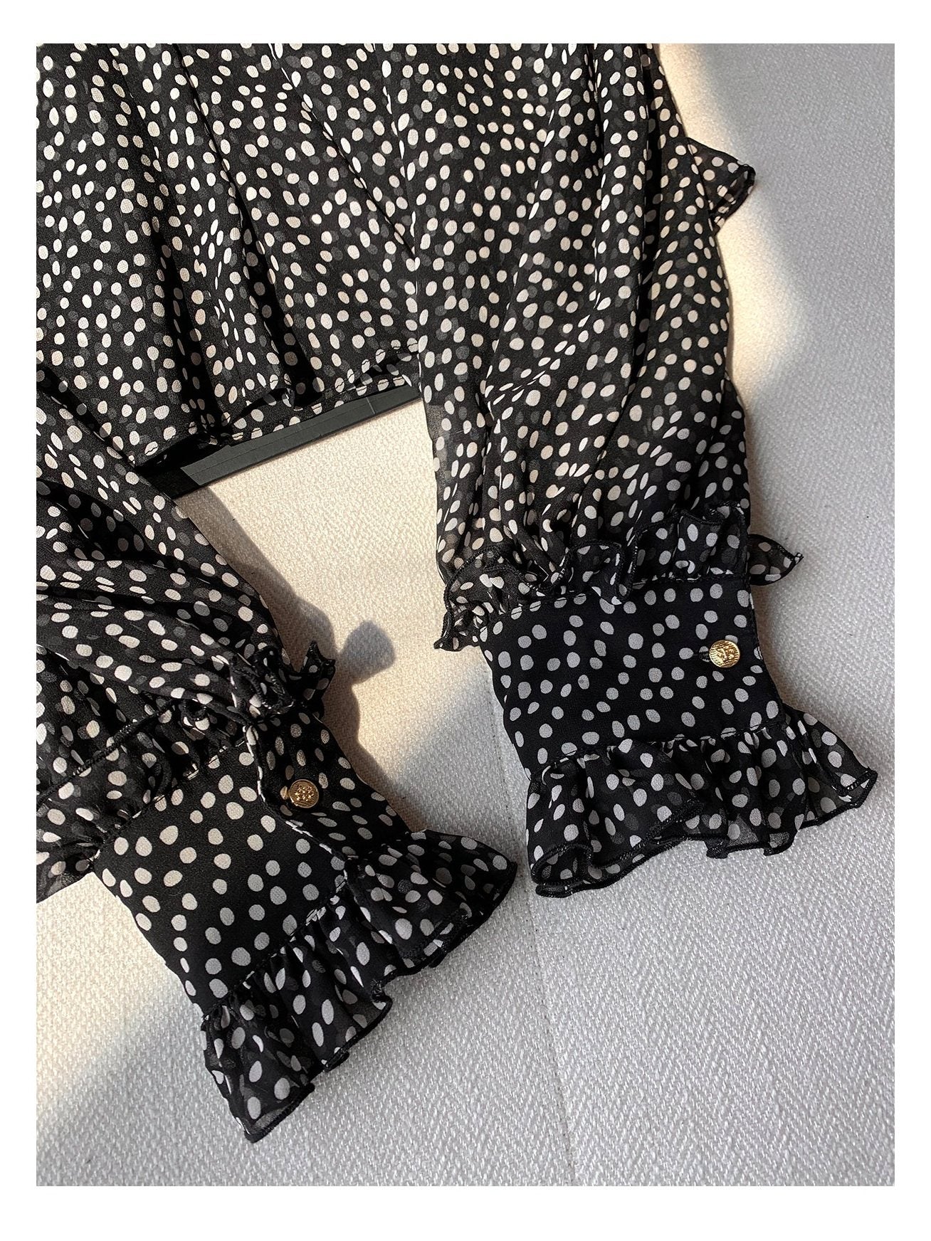 Parisienne Dot Blouse