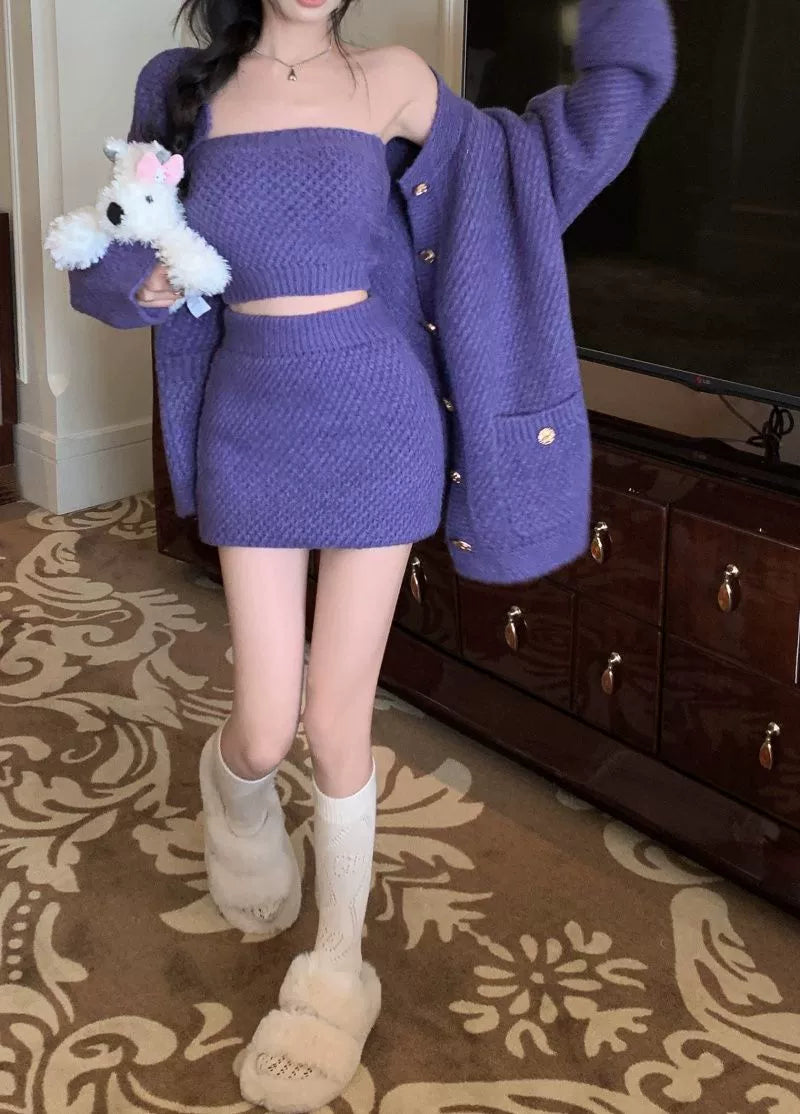 Violet Muse Knit Set