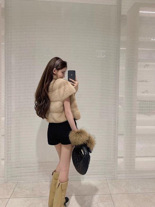 Luxe Cocoon Fur Jacket
