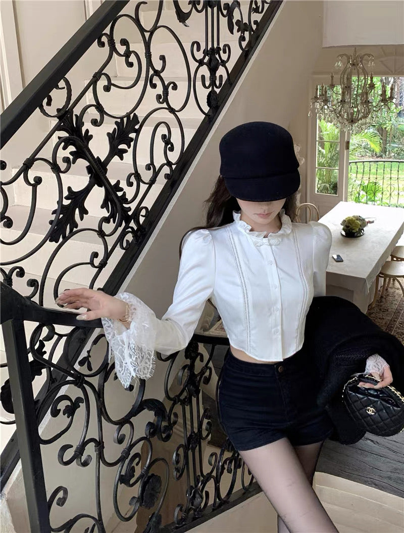 Classic Lady Veil Blouse