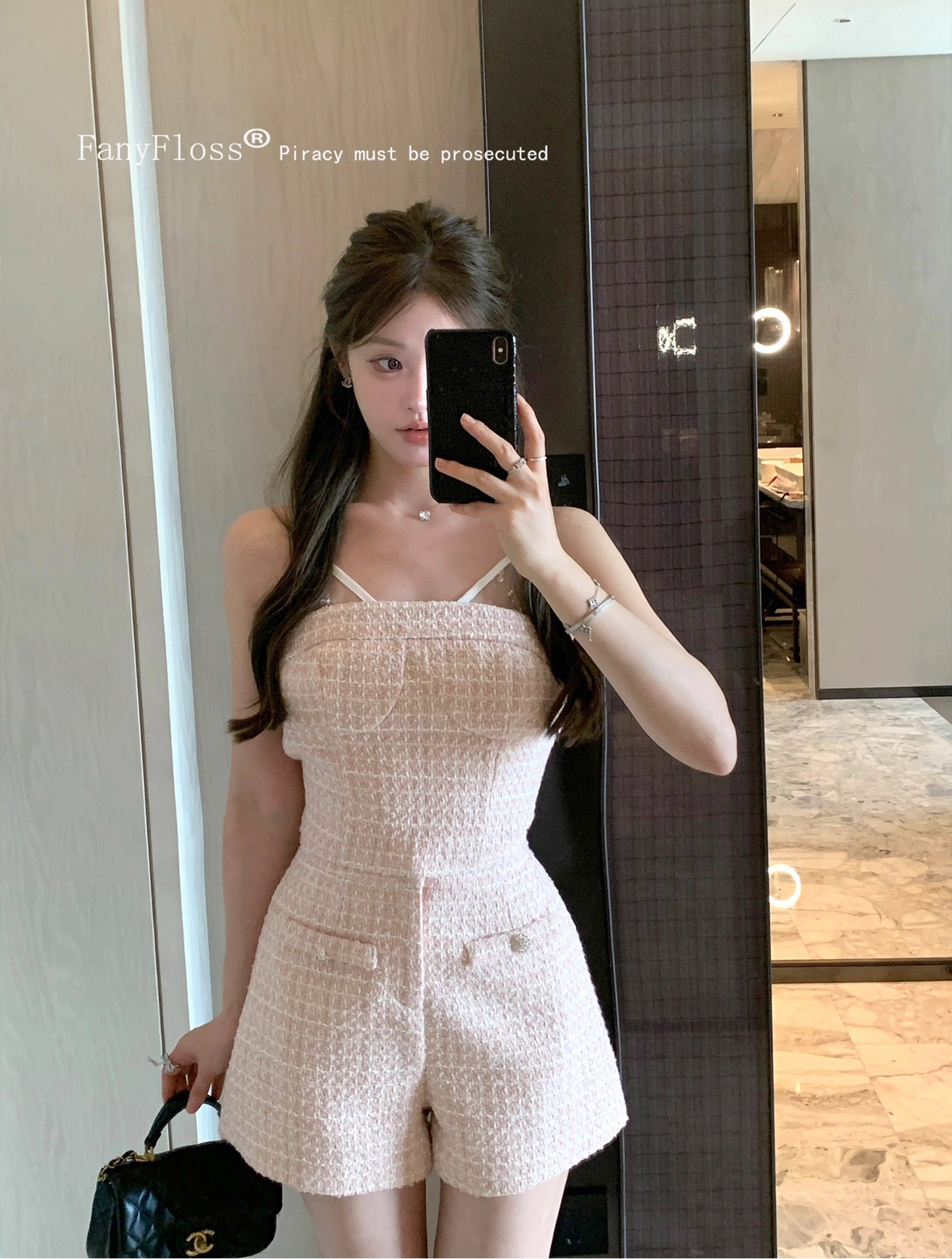 Rose Petal Tweed Set