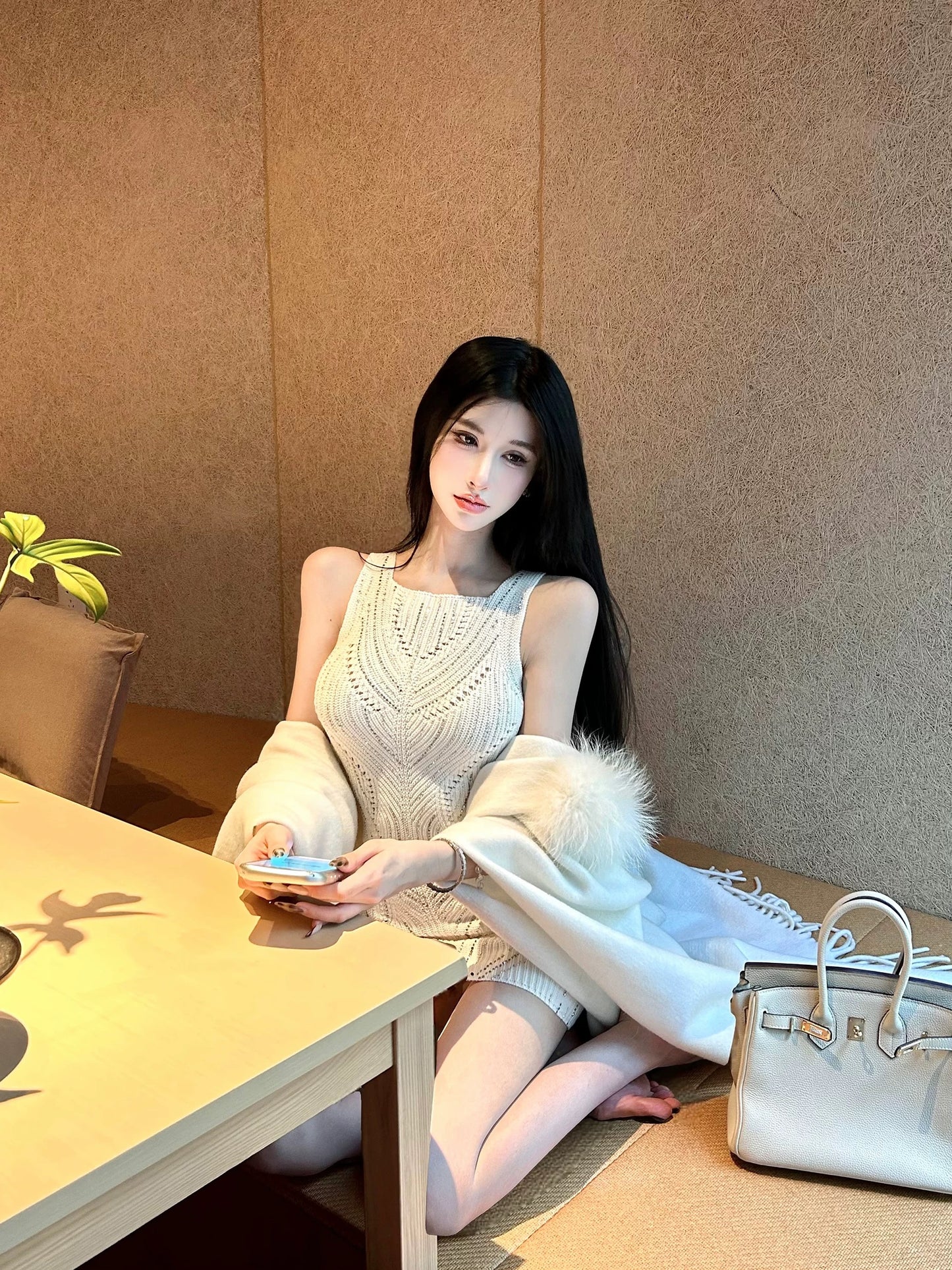 Bijou Knit Mini Dress