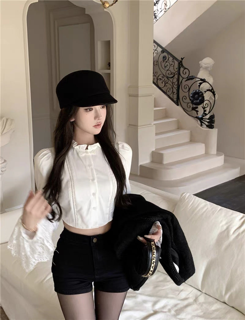 Classic Lady Veil Blouse
