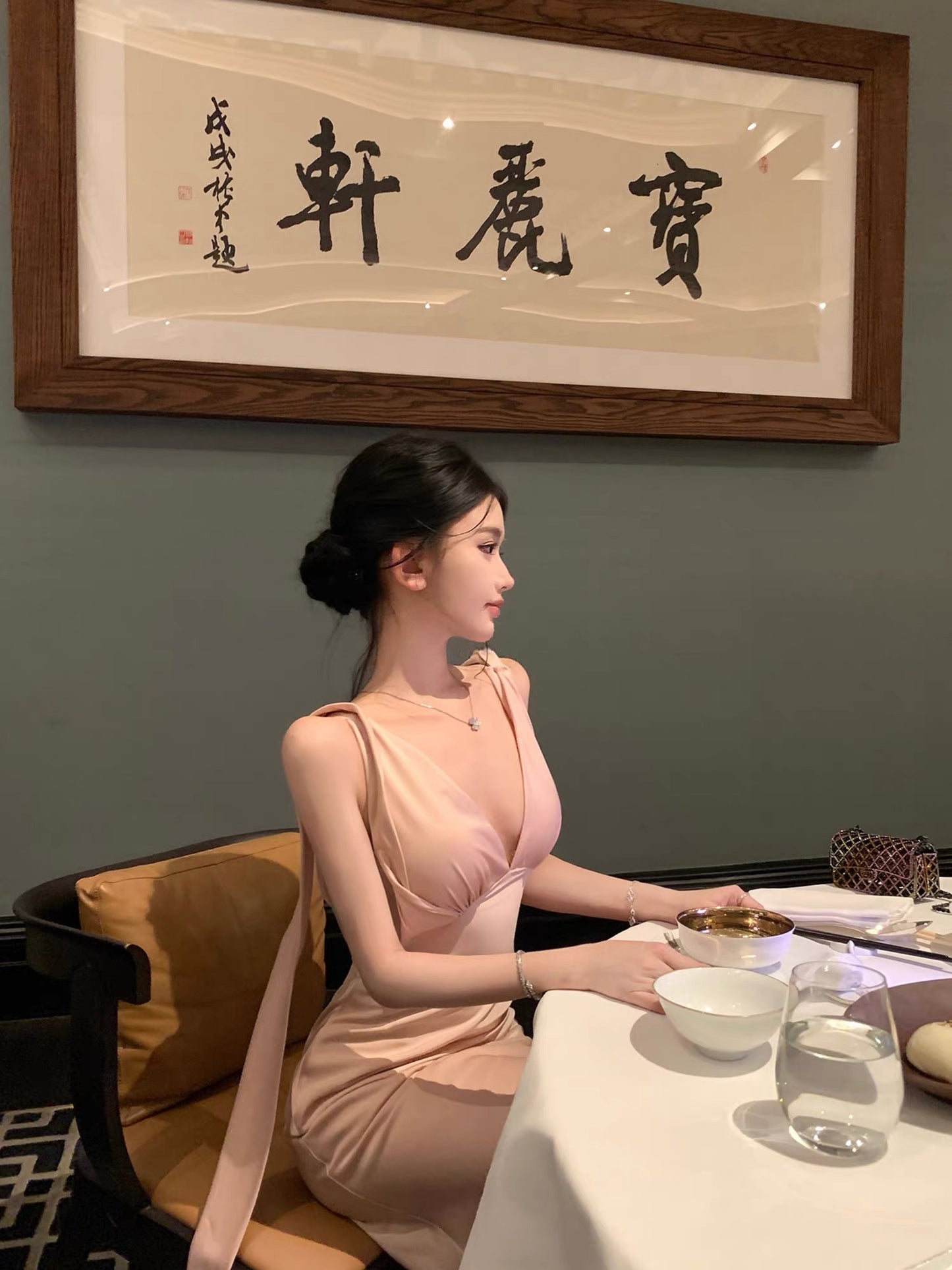 Baby Veil Ribbon Dress