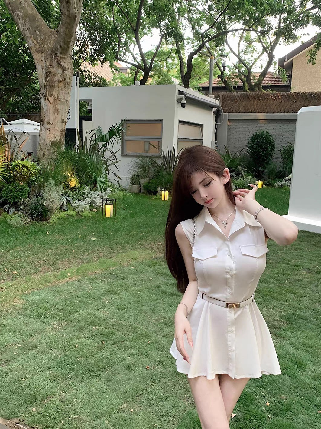 Pure Blanc Shirt Dress