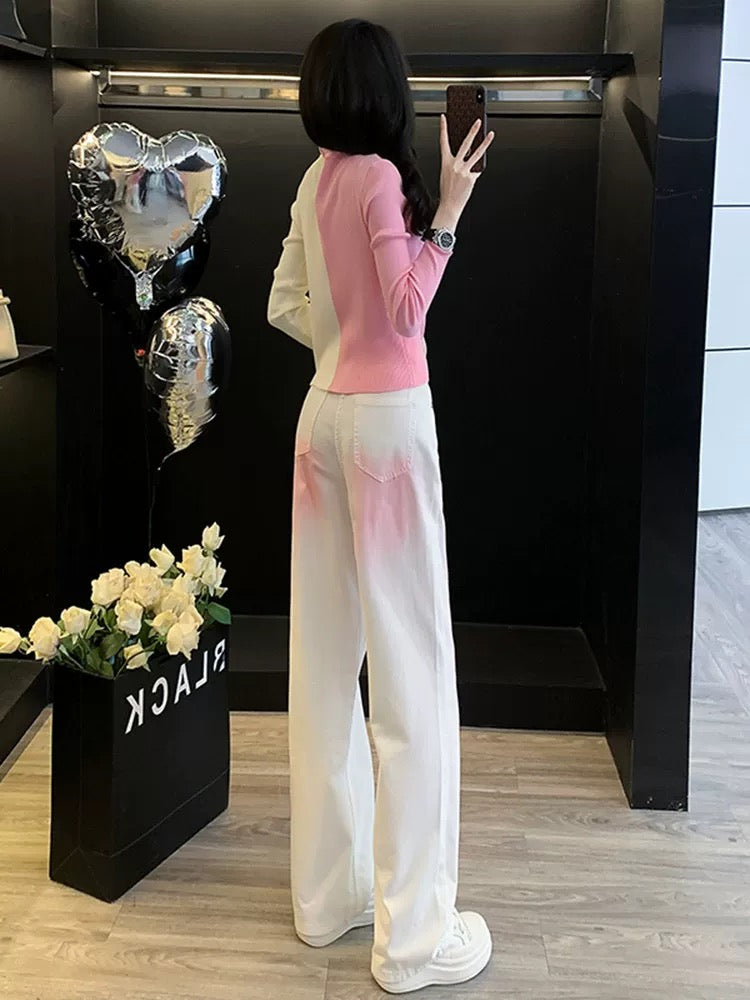 Blush Crystal Denim