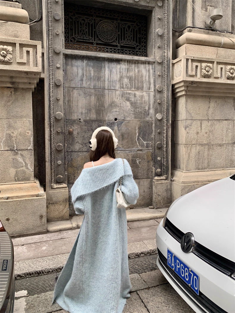 Cloudy Knit Ensemble －Blue Mist