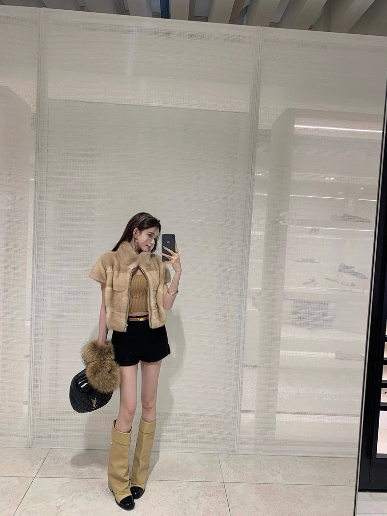 Luxe Cocoon Fur Jacket