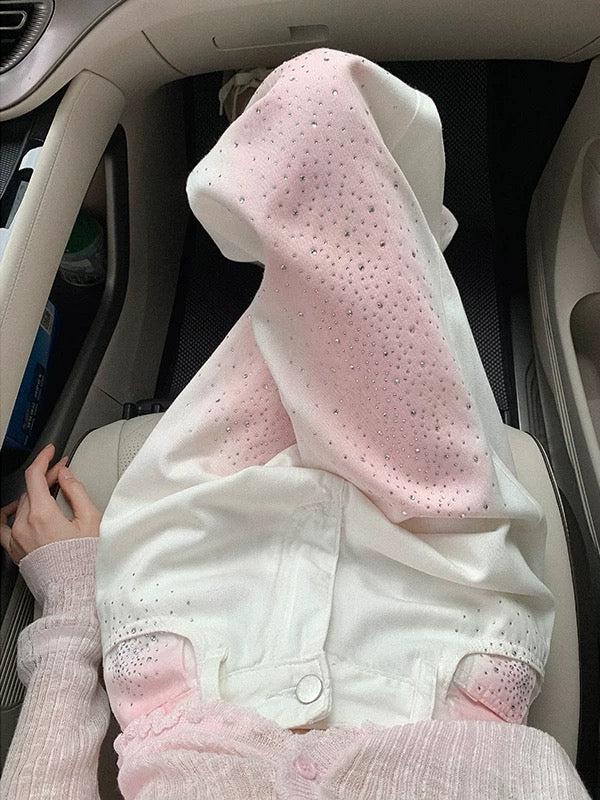 Blush Crystal Denim
