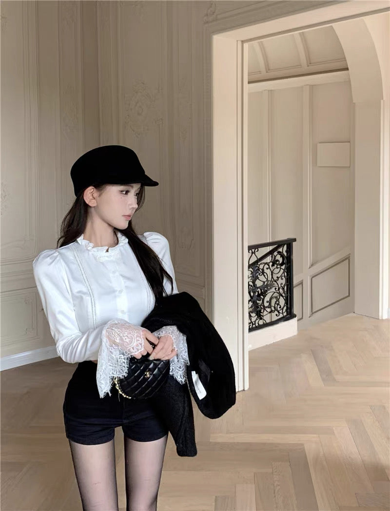 Classic Lady Veil Blouse