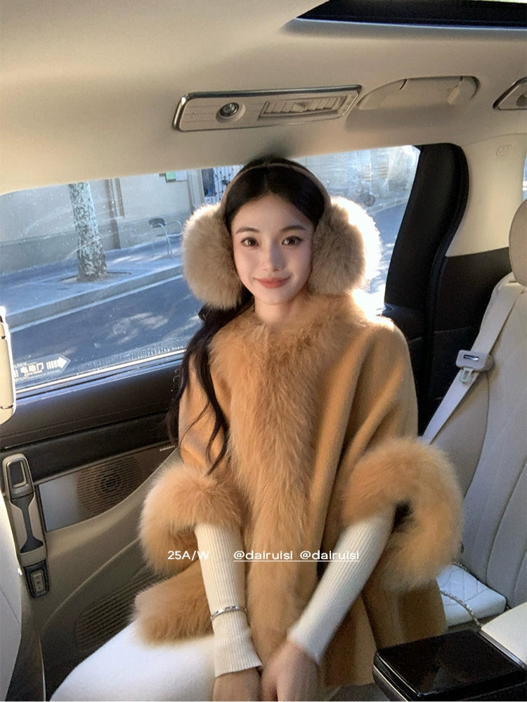 Snow Fox Cape Coat