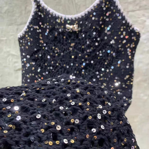 Classic Sparkle Ribbon Dress