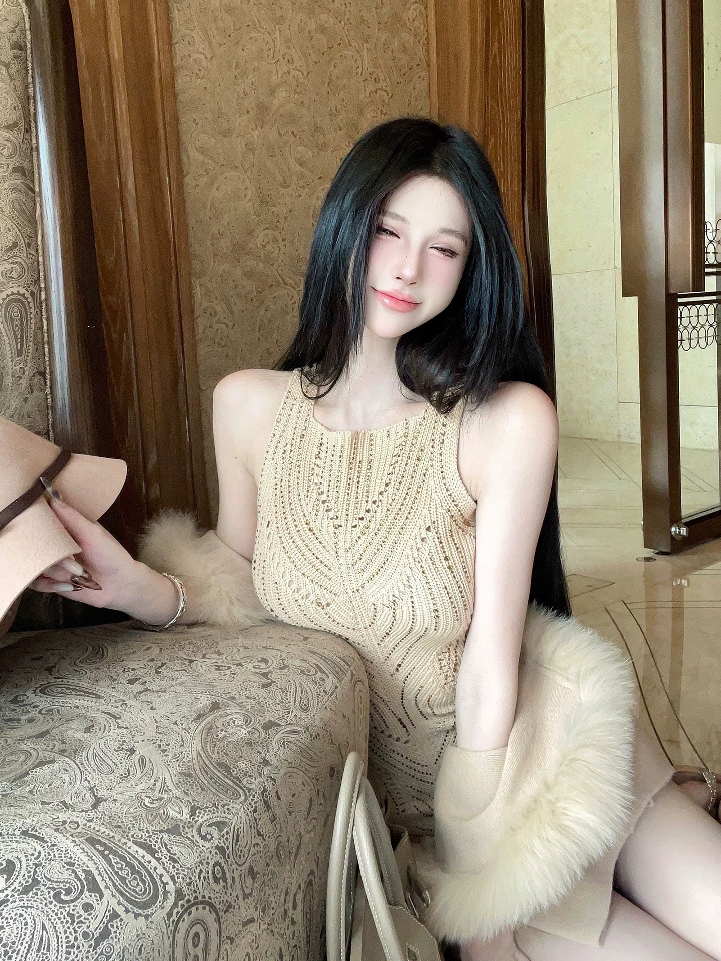 Bijou Knit Mini Dress