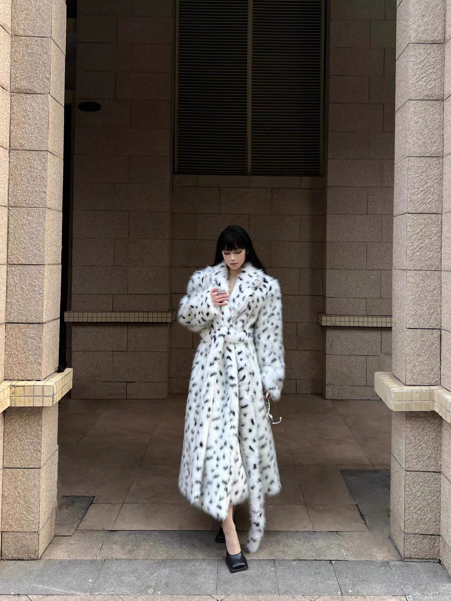 Dalmatian Amour Fur coat