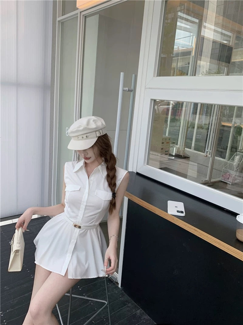 Pure Blanc Shirt Dress