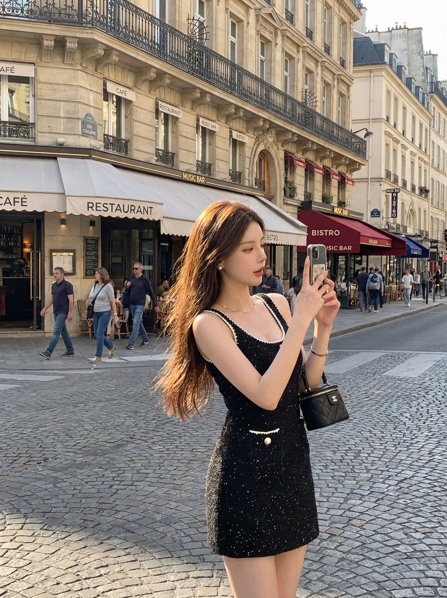 Classic Sparkle Ribbon Dress