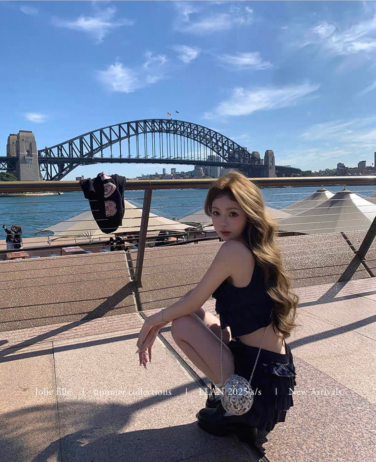 Sugar Ruffle Navy Set