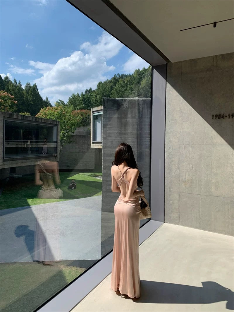 Rose Veil Back Grace Dress