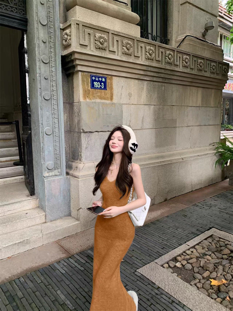 Cloudy Knit Ensemble －Latte Beige