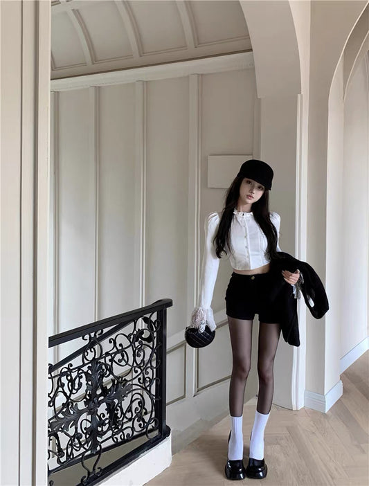 Classic Lady Veil Blouse
