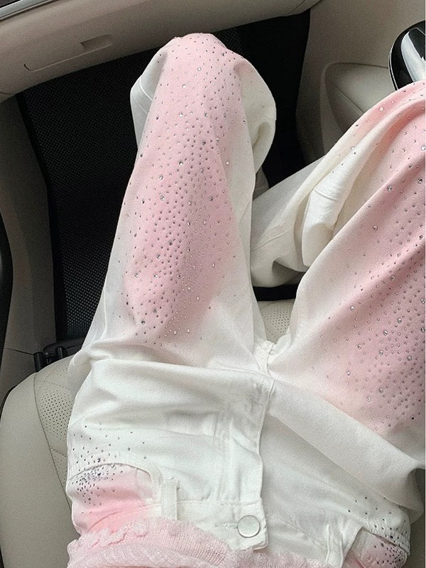 Blush Crystal Denim