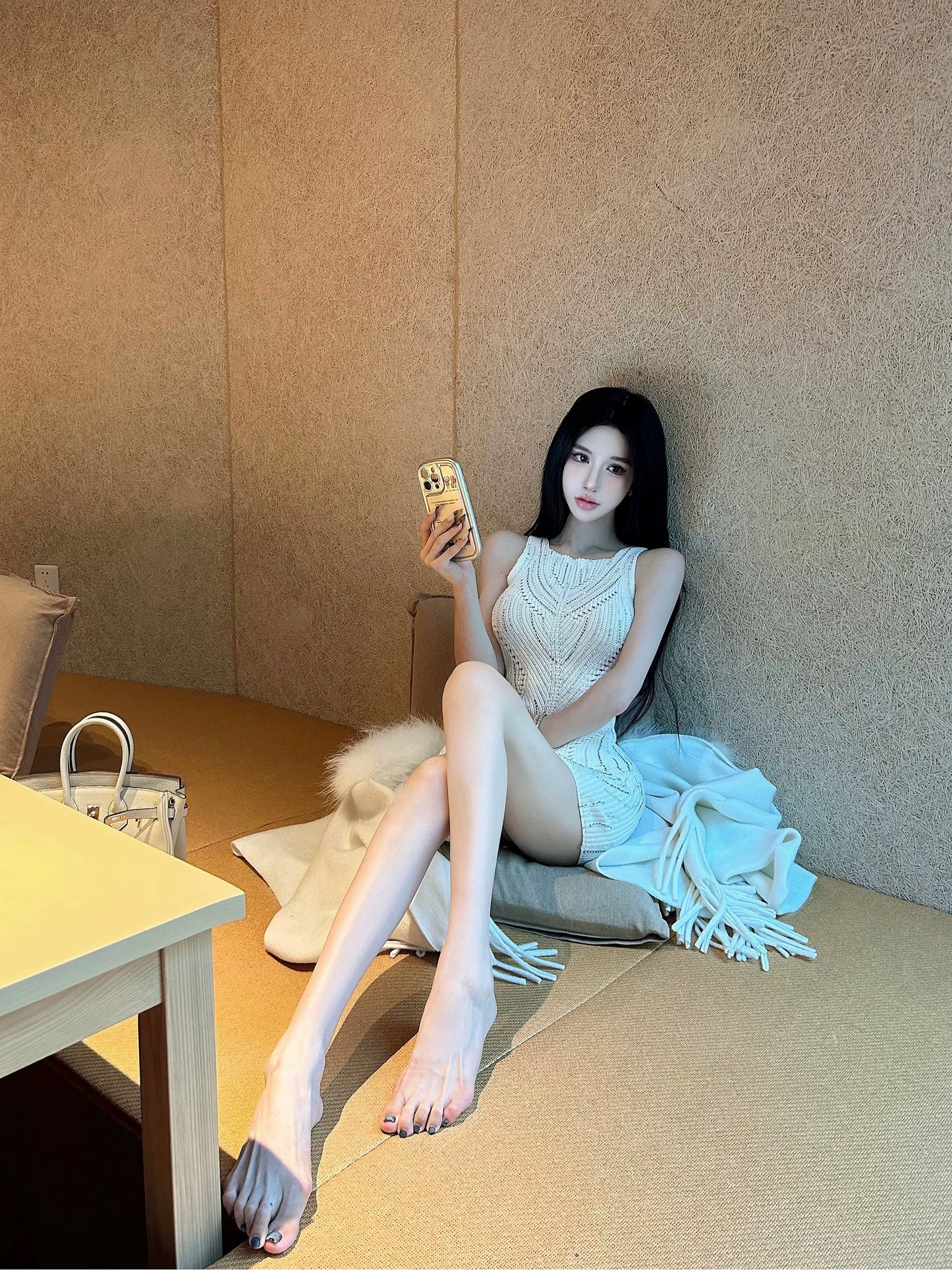 Bijou Knit Mini Dress