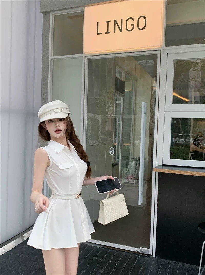 Pure Blanc Shirt Dress