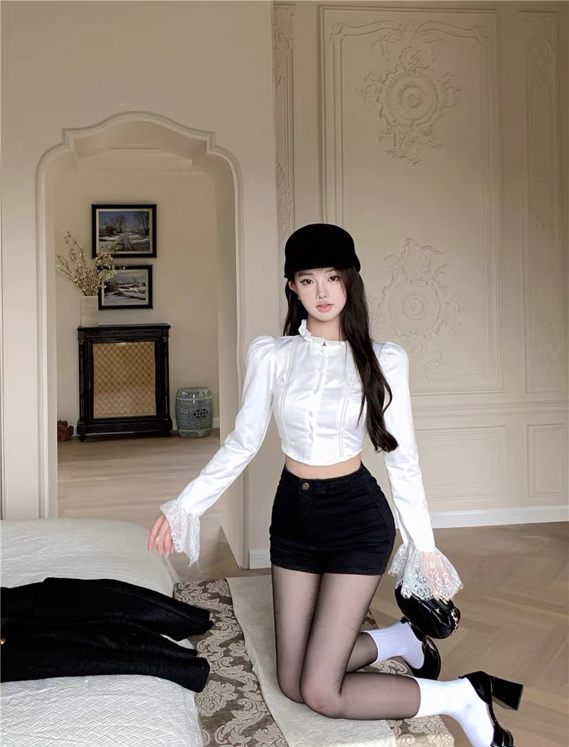 Classic Lady Veil Blouse