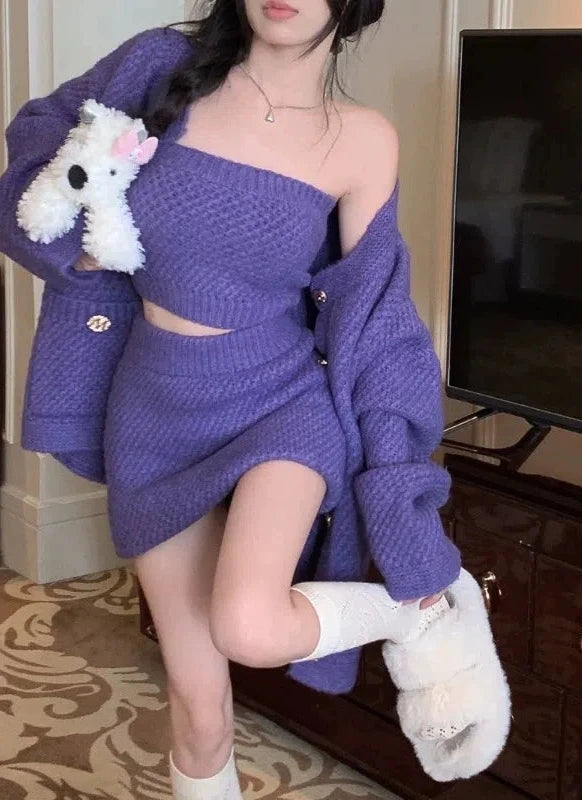 Violet Muse Knit Set