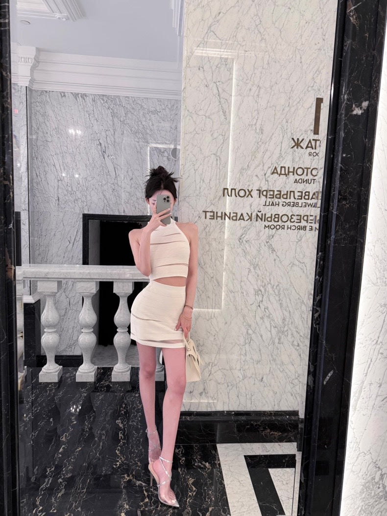 Sculpt Knit Set White