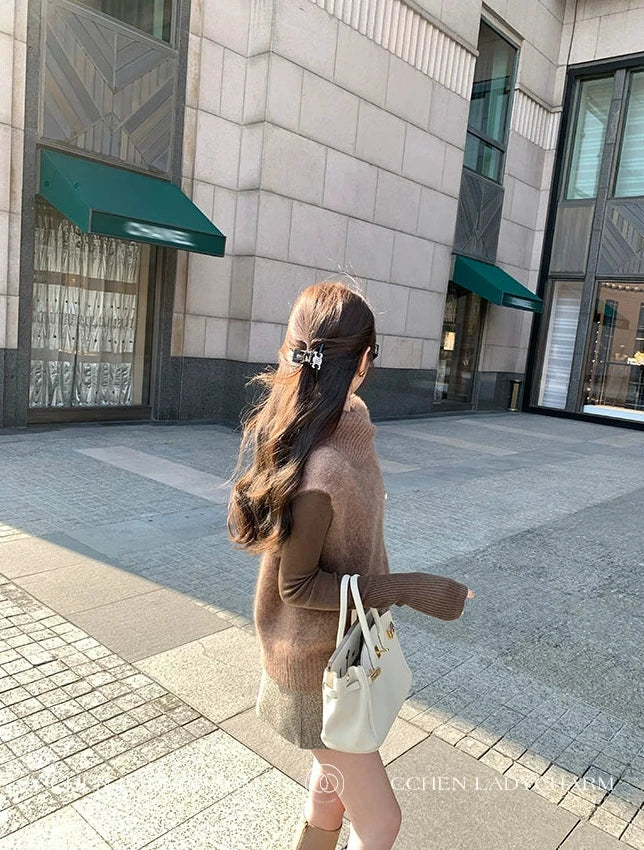 Feather Layer Knit Set