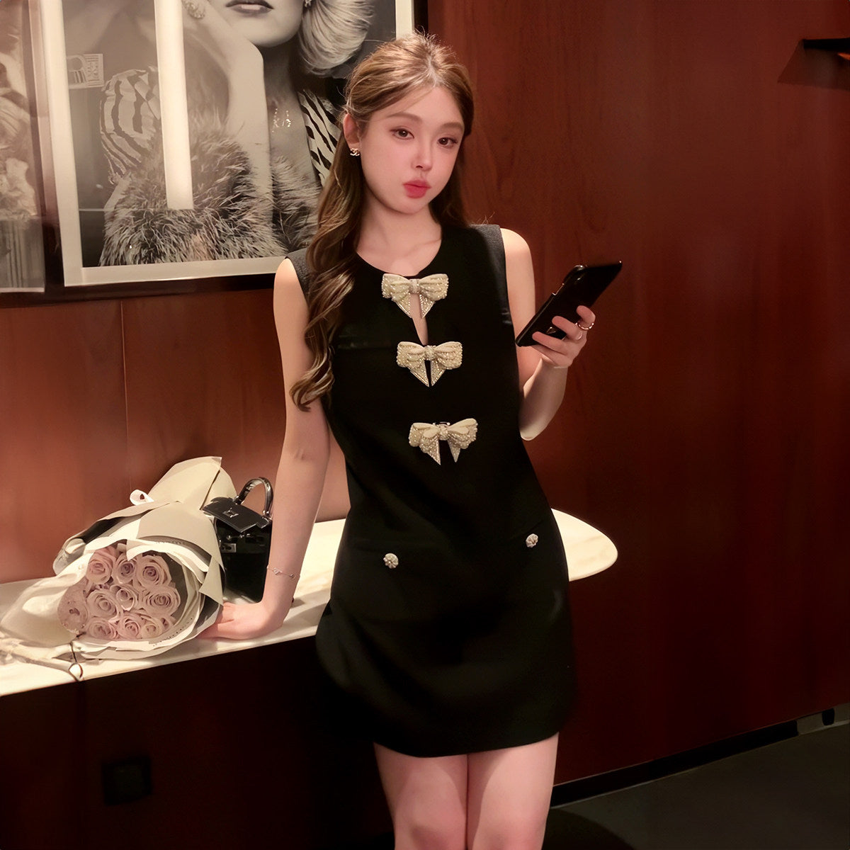 Classic Bijou Ribbon Dress