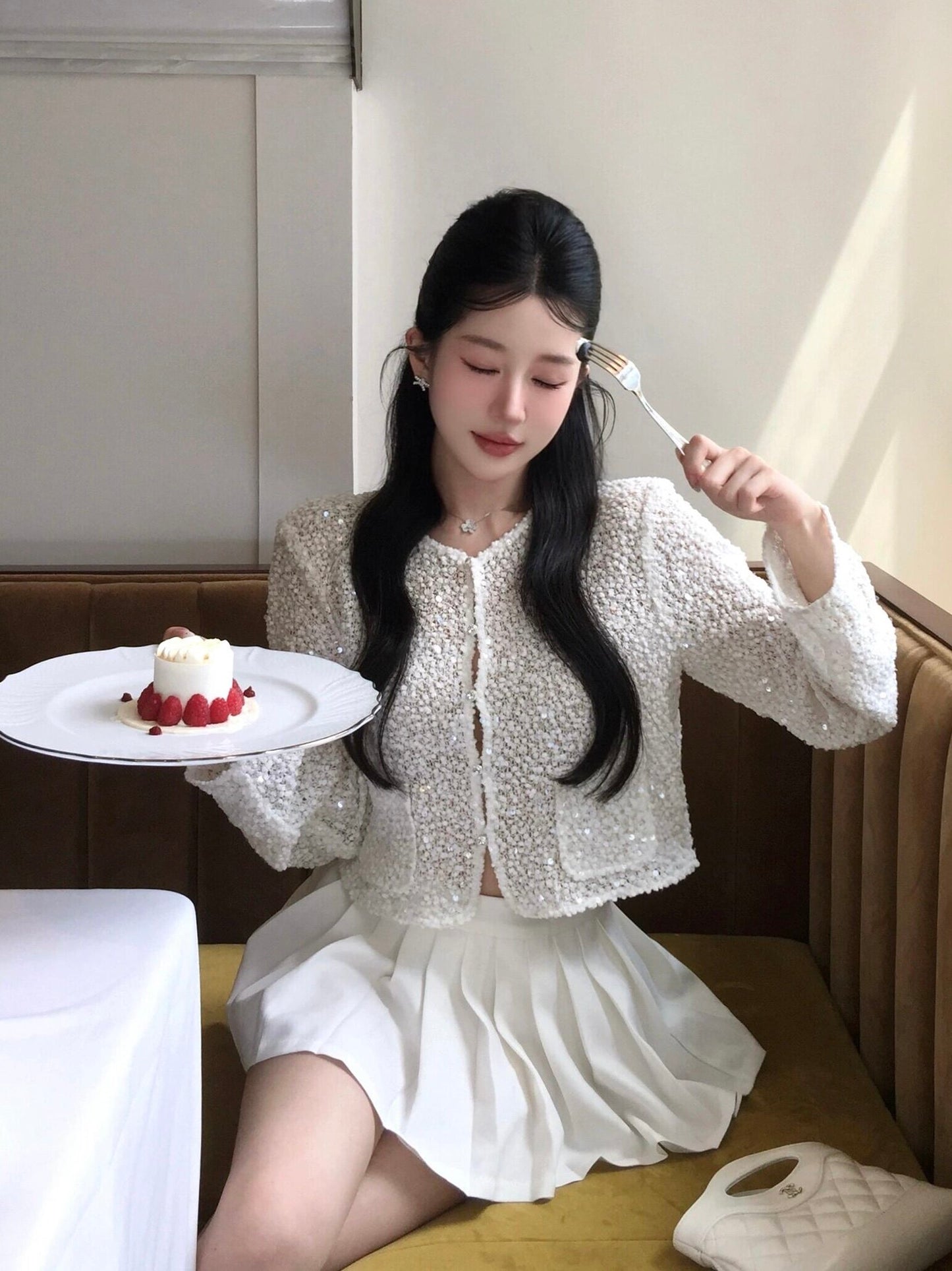 Twinkle Bouclé Cardigan