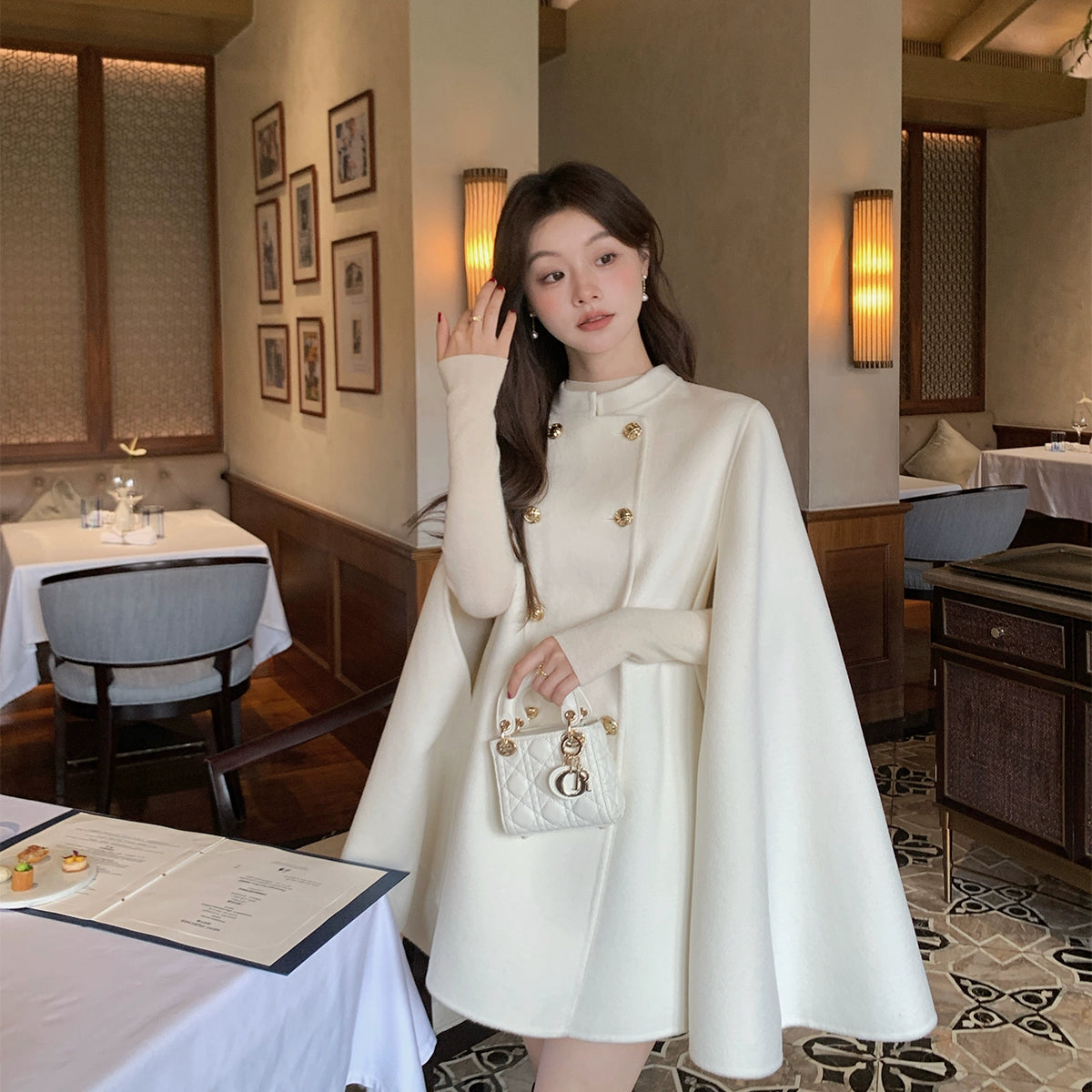 Etoile Fur Cape Coat