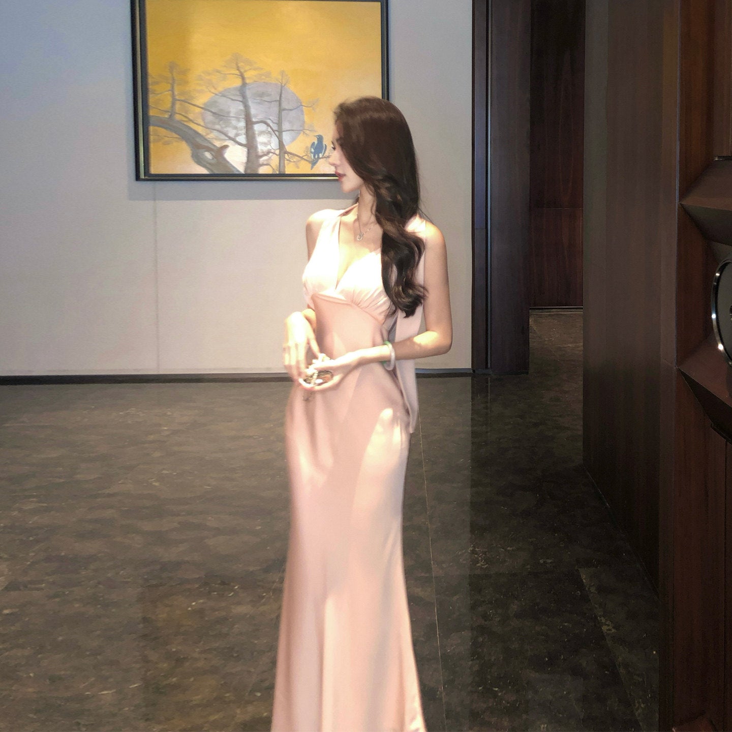 Baby Veil Ribbon Dress