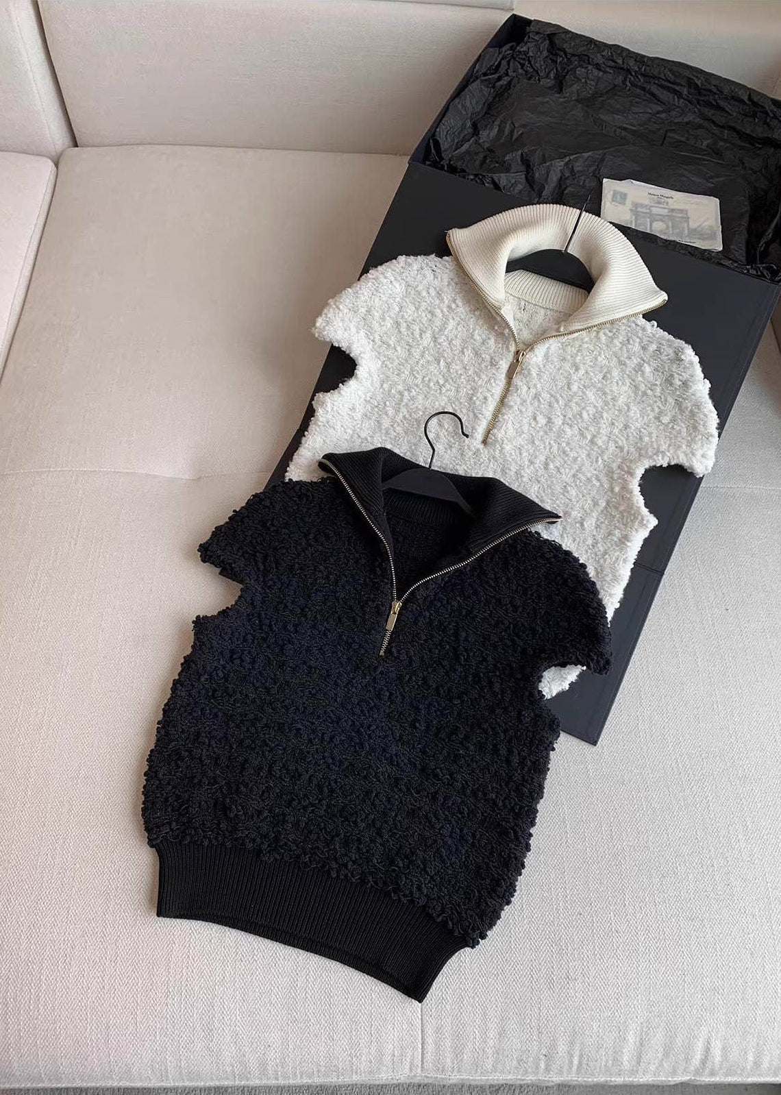 Luxe Bouclé Zip Set