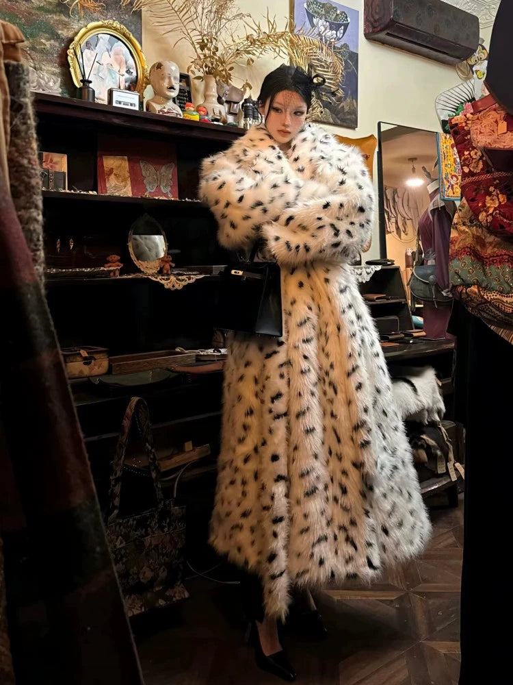Dalmatian Amour Fur coat
