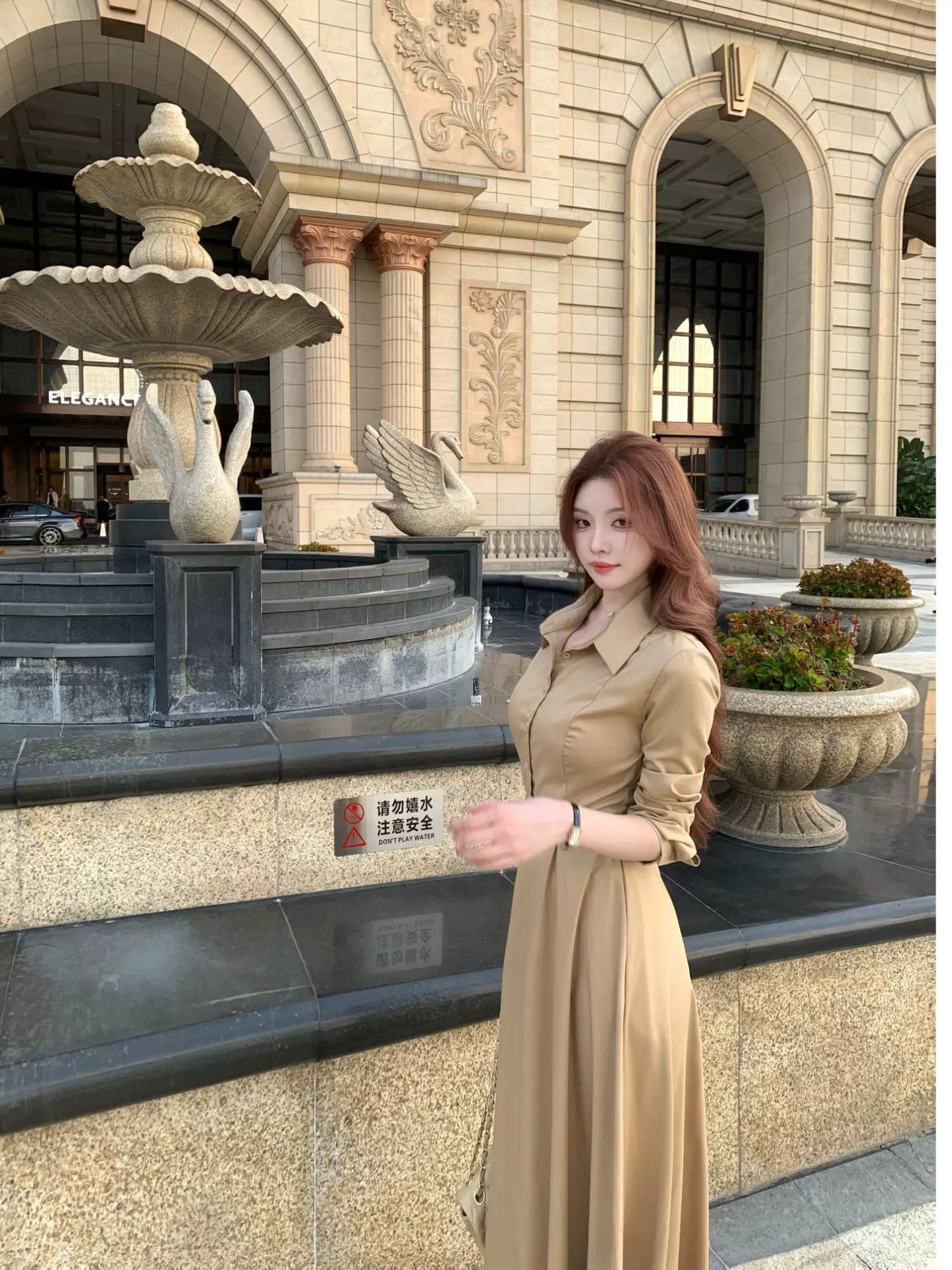 Grace Line Shirt Dress