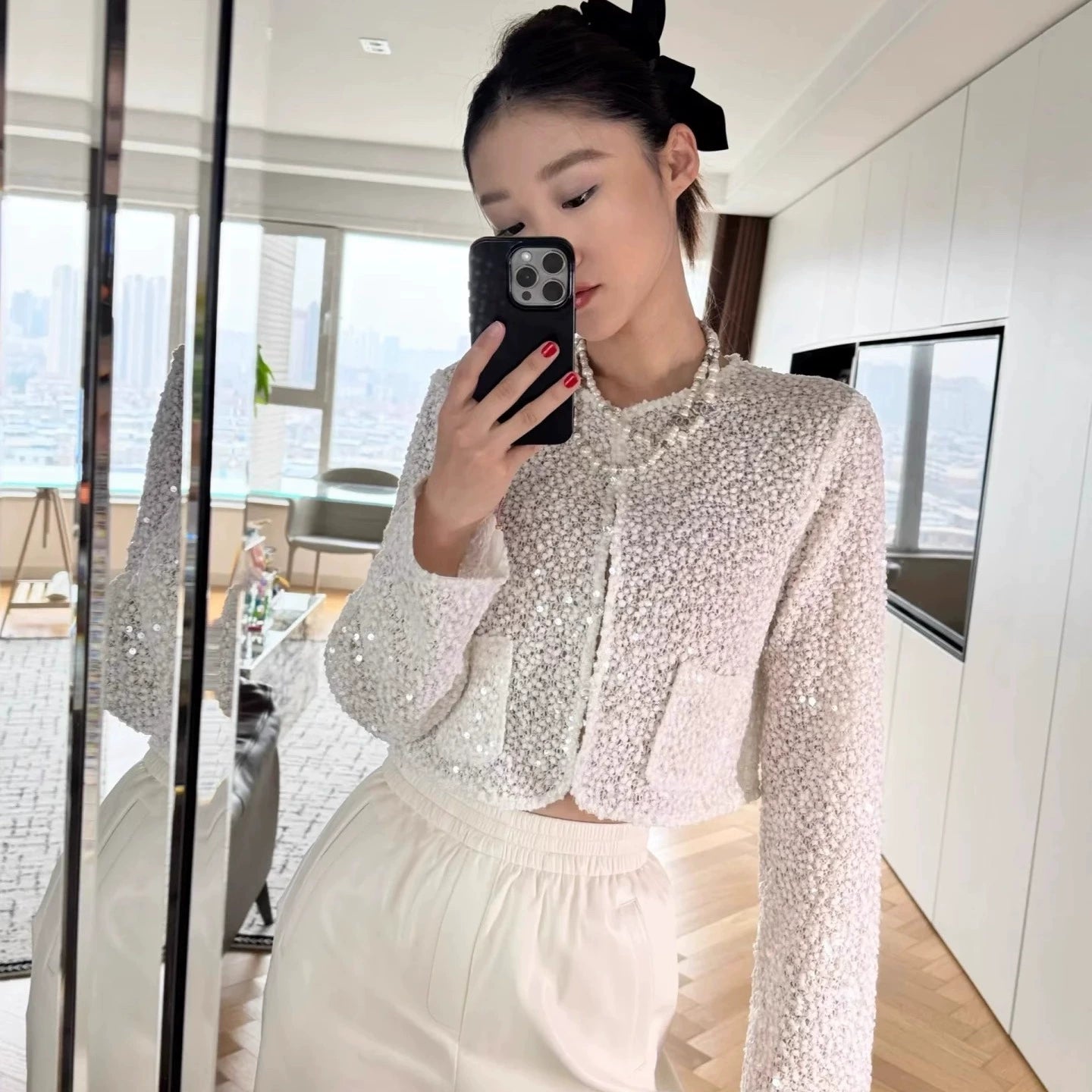 Twinkle Bouclé Cardigan