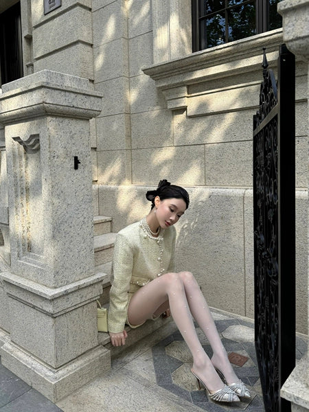 Honey Pearl Tweed Set