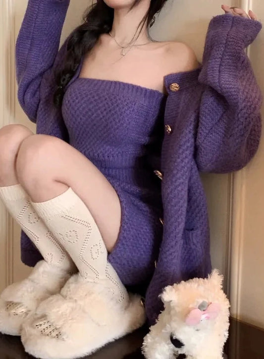 Violet Muse Knit Set