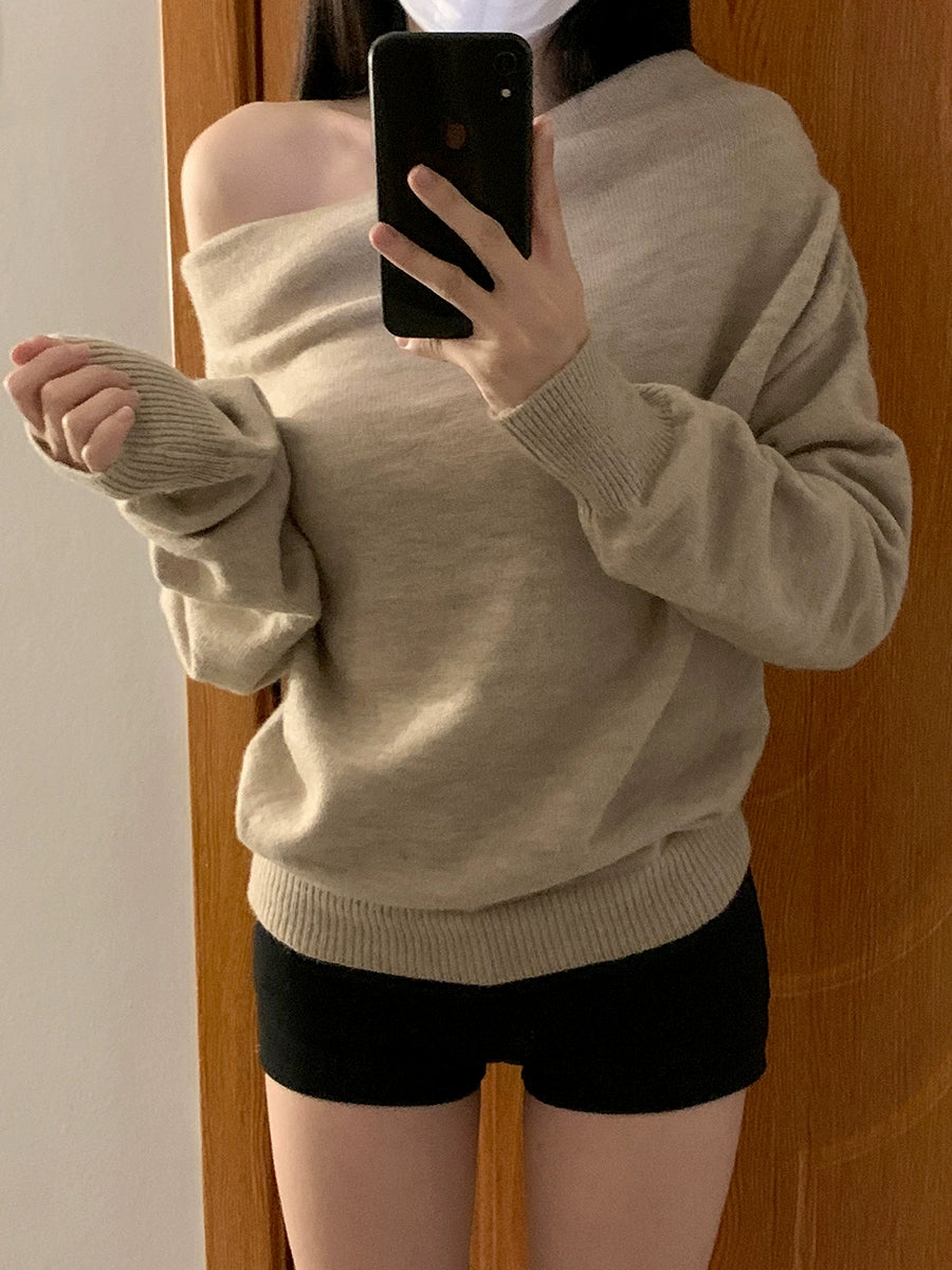 Softly Off Shoulder Knit