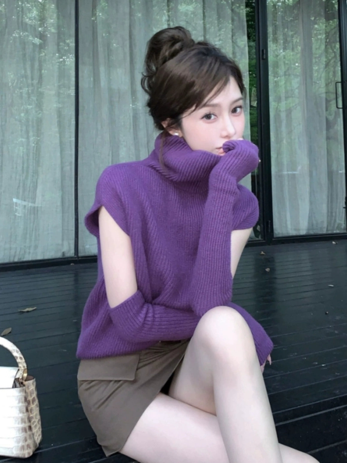 Amethyst Glow Knit
