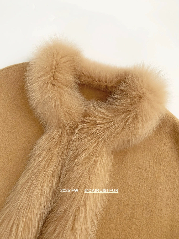 Snow Fox Cape Coat