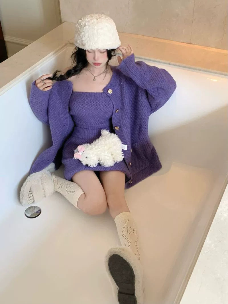 Violet Muse Knit Set