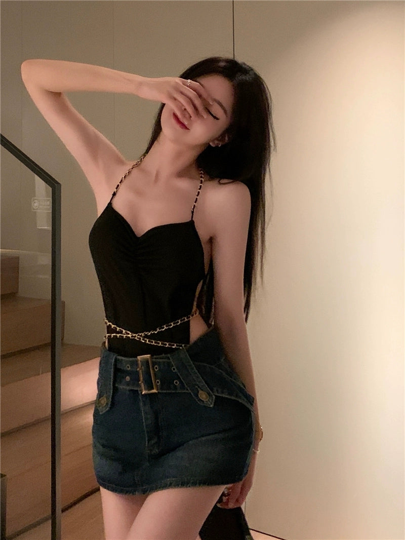 Chain Silhouette Top